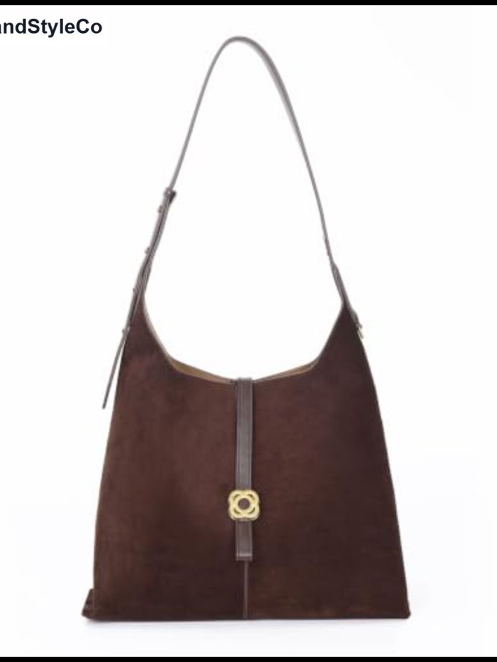 Faux Suede Hobo Shoulder Bag Tote Handbag for Women